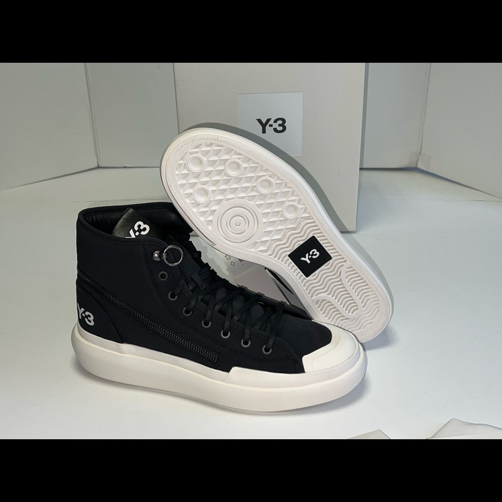Adidas Yohji Yamamoto Y-3 AJATU COURT HIGH Black Men Shoes Fashion Sneakers 10